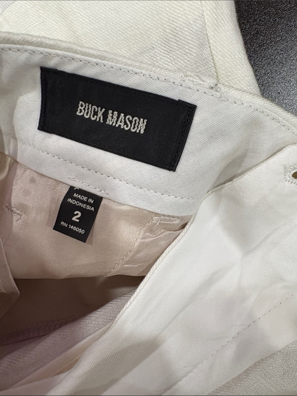 Buck Mason Women’s White Hutton Linen Shorts Size 2 Retail $178 - Picture 4 of 14